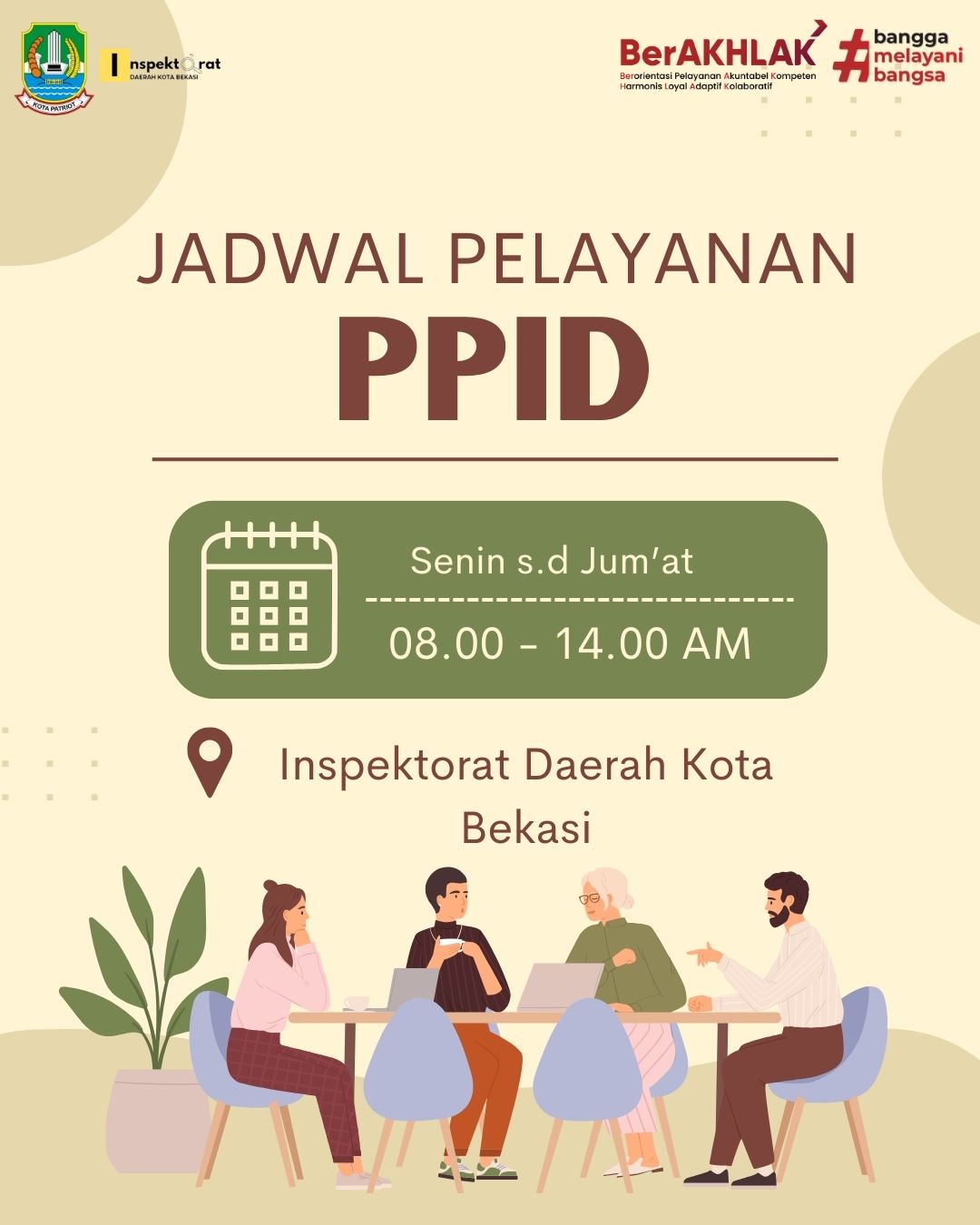 Jadwal Pelayanan PPID